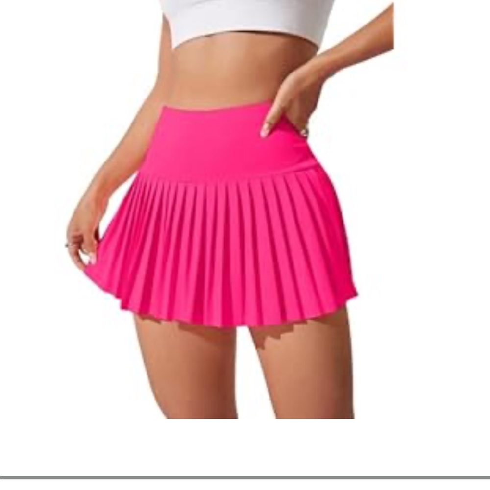 Hot Pink Pleated Skort size medium